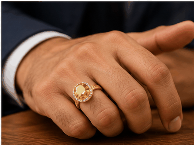 Yellow Gemstone Ring